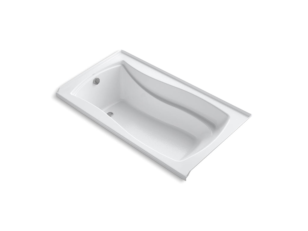 KOHLER K-1229-L-0 Mariposa 66" X 36" Alcove Bath, Left Drain - White
