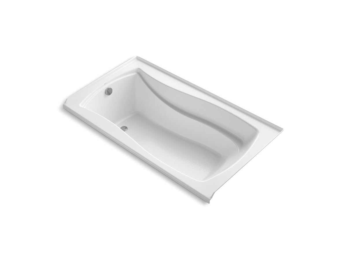 KOHLER K-1229-L-0 Mariposa 66" X 36" Alcove Bath, Left Drain - White