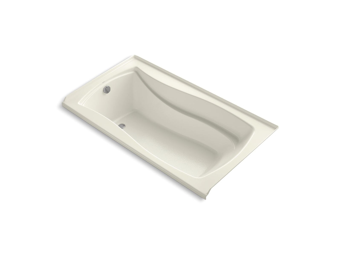 KOHLER K-1229-L-96 Mariposa 66" X 36" Alcove Bath, Left Drain In Biscuit