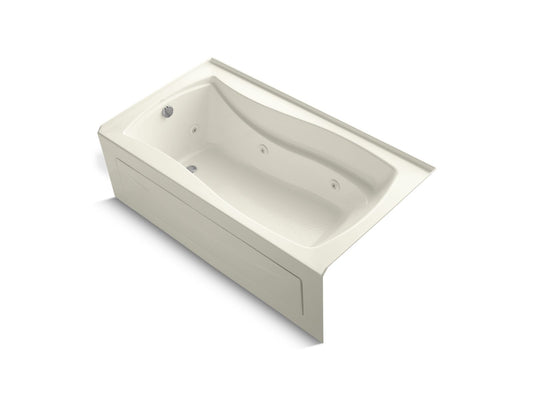 KOHLER K-1224-LA-96 Mariposa 66" X 36" Alcove Whirlpool With Alcove, Left Drain In Biscuit