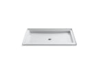 KOHLER K-9026-0 Purist 48" X 36" Alcove Shower Base, Center Drain - White