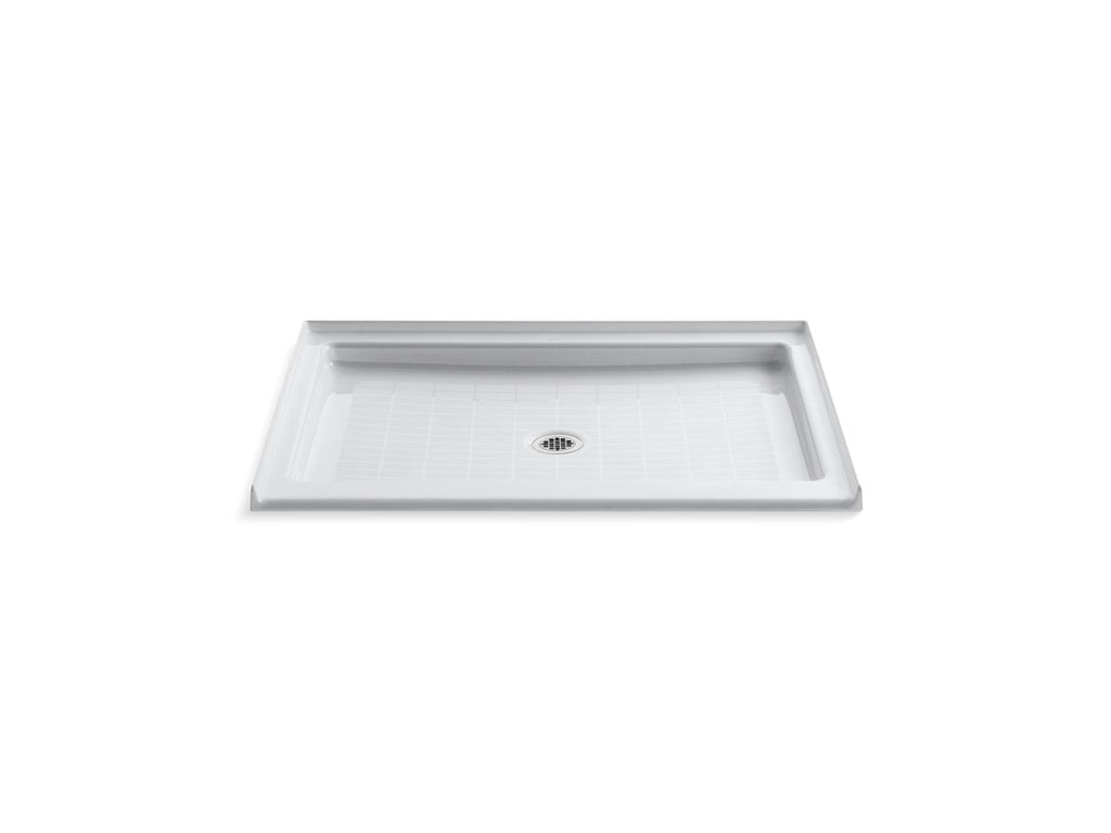KOHLER K-9026-0 Purist 48" X 36" Alcove Shower Base, Center Drain - White