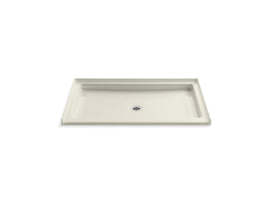 KOHLER K-9026-96 Purist 48" X 36" Alcove Shower Base, Center Drain In Biscuit