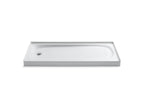 KOHLER K-9053-0 Salient 60" X 30" Alcove Shower Base, Left Drain - White