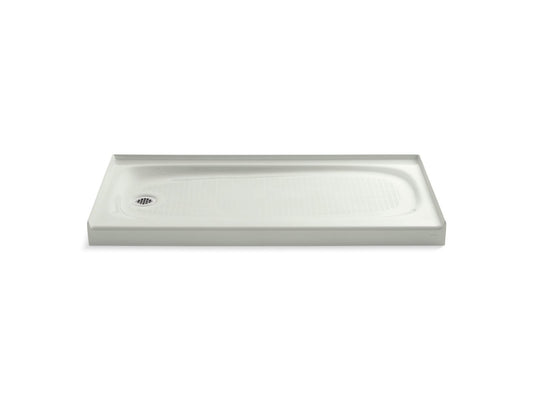 KOHLER K-9053-NY Salient 60" X 30" Alcove Shower Base, Left Drain In Dune