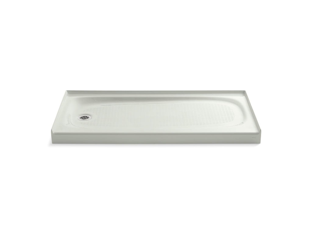 KOHLER K-9053-NY Salient 60" X 30" Alcove Shower Base, Left Drain - Dune