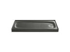 KOHLER K-9054-58 Salient 60" X 30" Alcove Shower Base, Right Drain - Thunder Grey