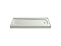 KOHLER K-9054-NY Salient 60" X 30" Alcove Shower Base, Right Drain - Dune
