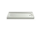 KOHLER K-9054-NY Salient 60" X 30" Alcove Shower Base, Right Drain - Dune