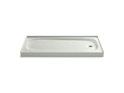 KOHLER K-9054-NY Salient 60" x 30" alcove shower base, right drain - Dune