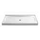 KOHLER K-9055-0 Salient 60" X 36" Alcove Shower Base, Center Drain In White