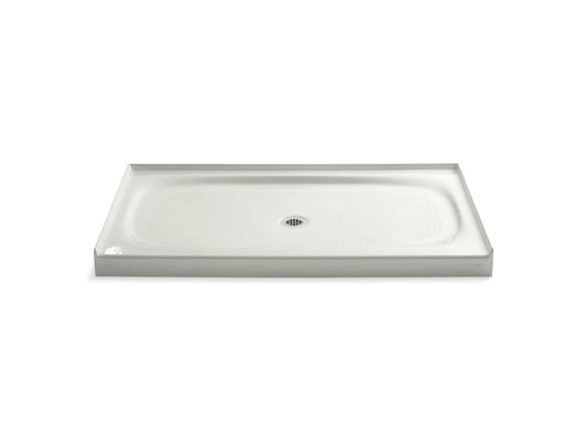 KOHLER K-9055-NY Salient 60" X 36" Alcove Shower Base, Center Drain In Dune