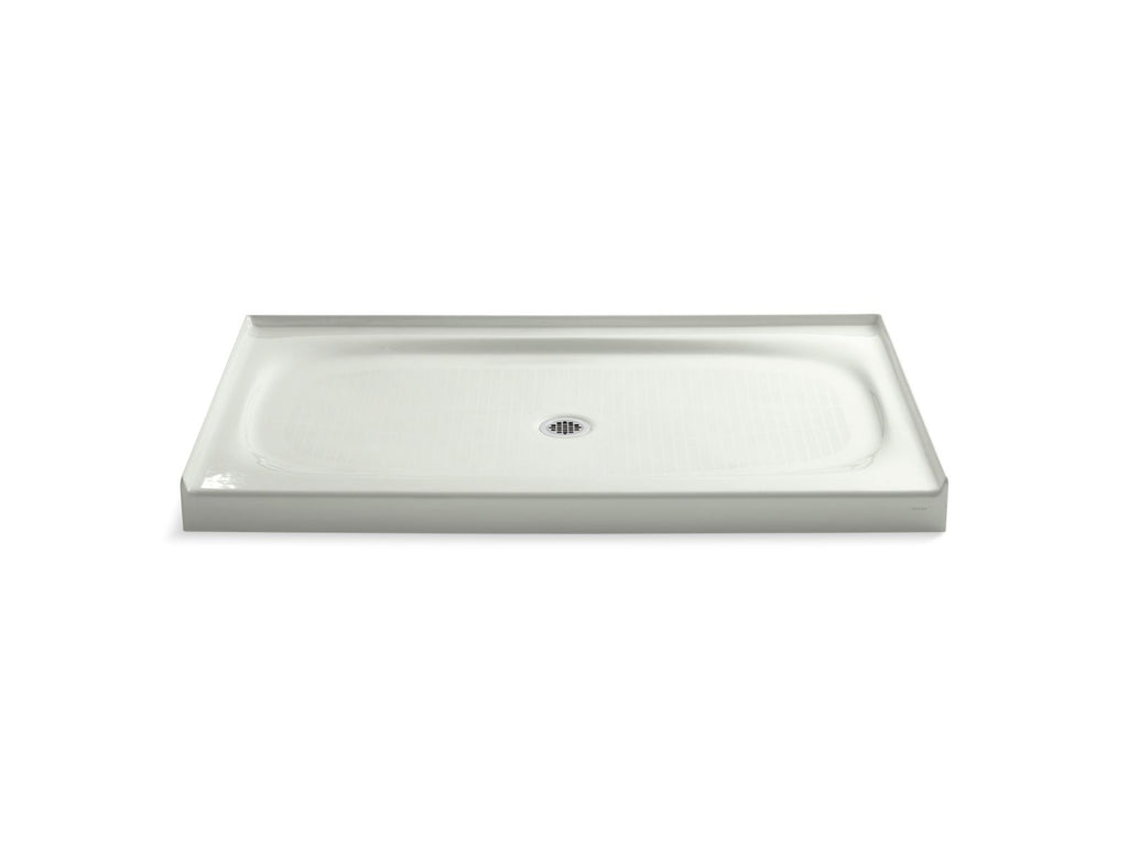KOHLER K-9055-NY Salient 60" X 36" Alcove Shower Base, Center Drain - Dune