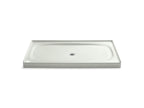 KOHLER K-9055-NY Salient 60" X 36" Alcove Shower Base, Center Drain - Dune