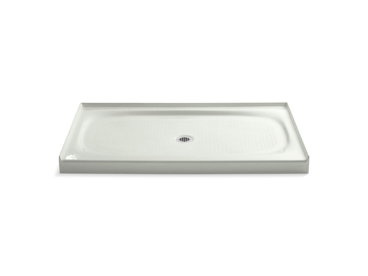 KOHLER K-9055-NY Salient 60" X 36" Alcove Shower Base, Center Drain - Dune