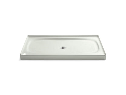KOHLER K-9055-NY Salient 60" x 36" alcove shower base, center drain - Dune