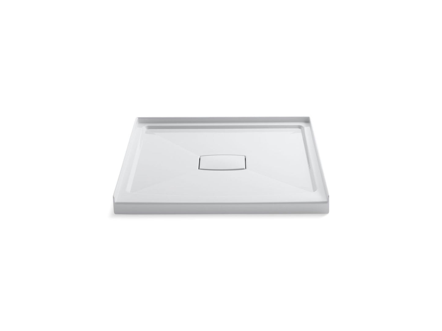 KOHLER K-9393-0 Archer 42" X 42" Alcove Shower Base, Center Drain In White