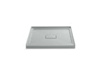 KOHLER K-9393-95 Archer 42" X 42" Alcove Shower Base, Center Drain - Ice Grey