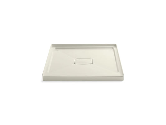 KOHLER K-9393-96 Archer 42" X 42" Alcove Shower Base, Center Drain In Biscuit