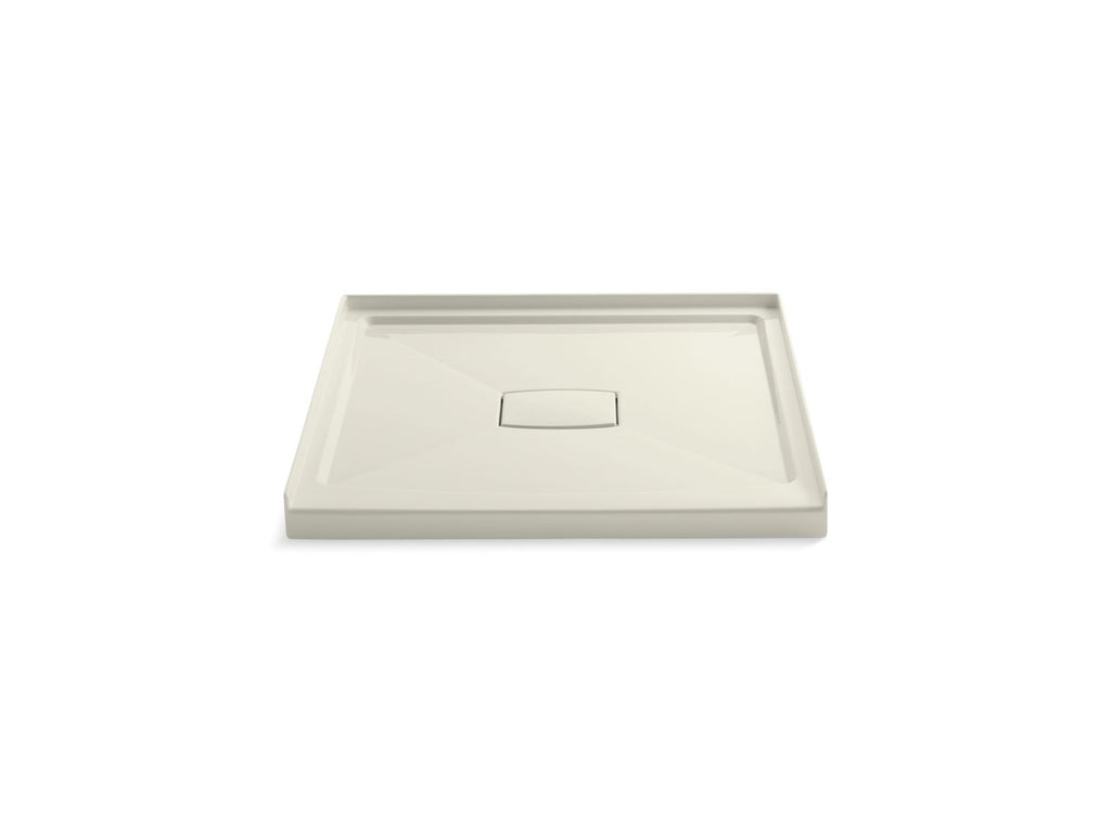 KOHLER K-9393-96 Archer 42" X 42" Alcove Shower Base, Center Drain - Biscuit