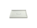 KOHLER K-9393-NY Archer 42" X 42" Alcove Shower Base, Center Drain - Dune
