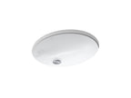 KOHLER K-2209-96 Caxton 17" Oval Undermount Bathroom Sink - Biscuit