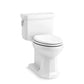 KOHLER K-3940-0 Kathryn One-Piece Compact Elongated Toilet With Concealed Trapway, 1.28 Gpf In White