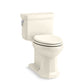 KOHLER K-3940-96 Kathryn One-Piece Compact Elongated Toilet With Concealed Trapway, 1.28 Gpf In Biscuit