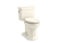 KOHLER K-3940-96 Kathryn One-Piece Compact Elongated Toilet With Concealed Trapway, 1.28 Gpf In Biscuit
