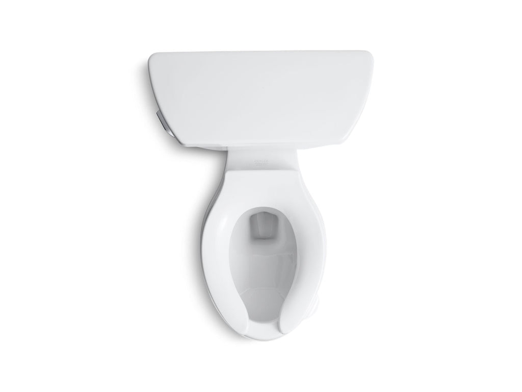 KOHLER K-3531-0 Wellworth Classic Two-Piece Elongated Toilet, 1.0 Gpf - White