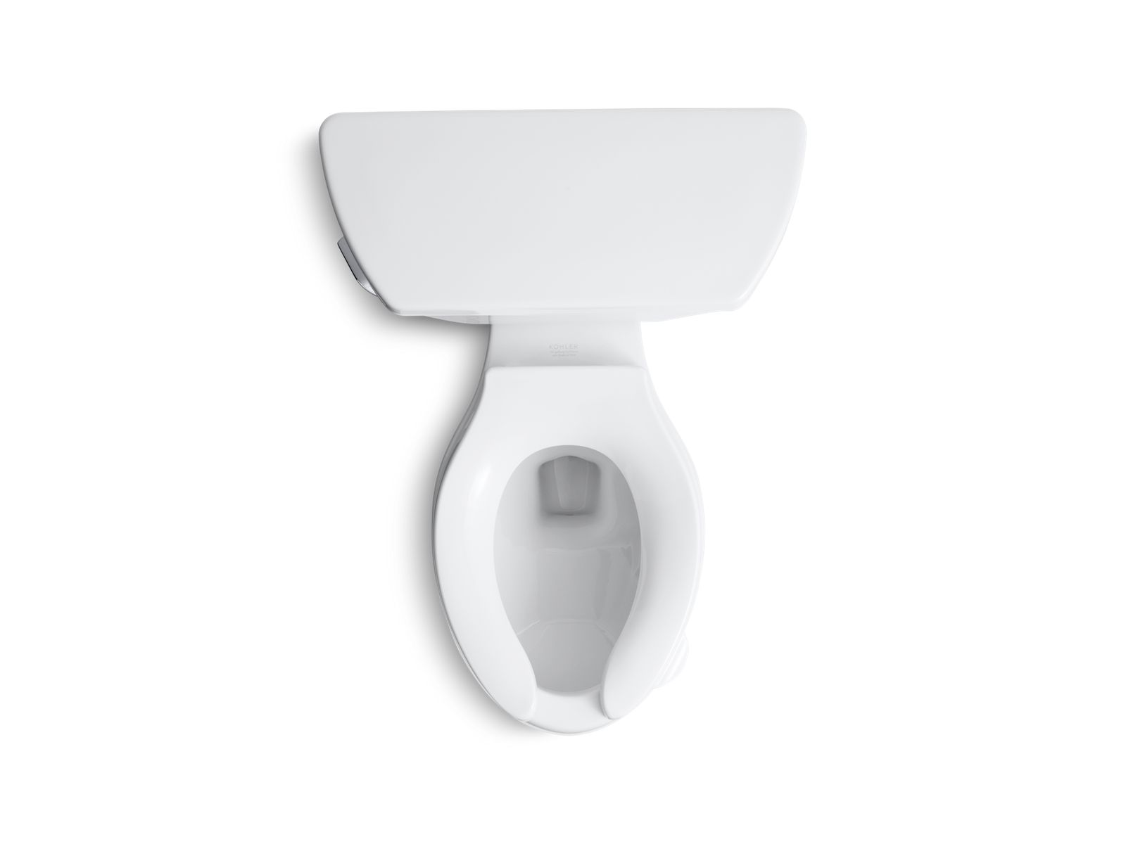 KOHLER K-3531-0 Wellworth Classic Two-Piece Elongated Toilet, 1.0 Gpf - White