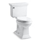 KOHLER K-3817-0 Memoirs Stately Two-Piece Elongated Toilet, 1.28 Gpf In White