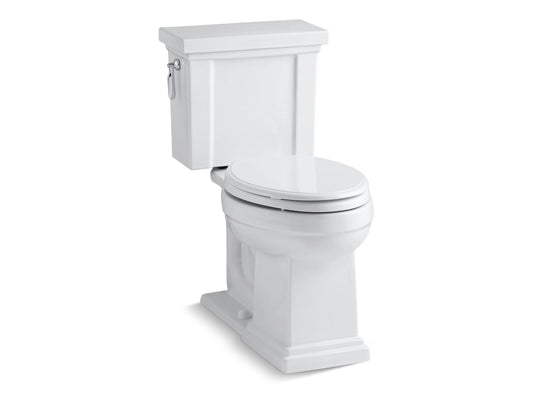 KOHLER K-3950-0 Tresham Two-Piece Elongated Toilet, 1.28 Gpf In White