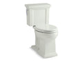 KOHLER K-3950-NY Tresham Two-Piece Elongated Toilet, 1.28 Gpf - Dune