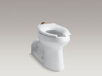 KOHLER K-4352-0 Anglesey Floor-Mount Top Spud Flushometer Bowl With Exposed Trapway - White