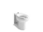 KOHLER K-4386-0 Anglesey Flushometer Bowl With Top Spud, 1.6 Gpf - White