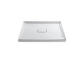 KOHLER K-9394-0 Archer 48" X 48" Alcove Shower Base, Center Drain - White