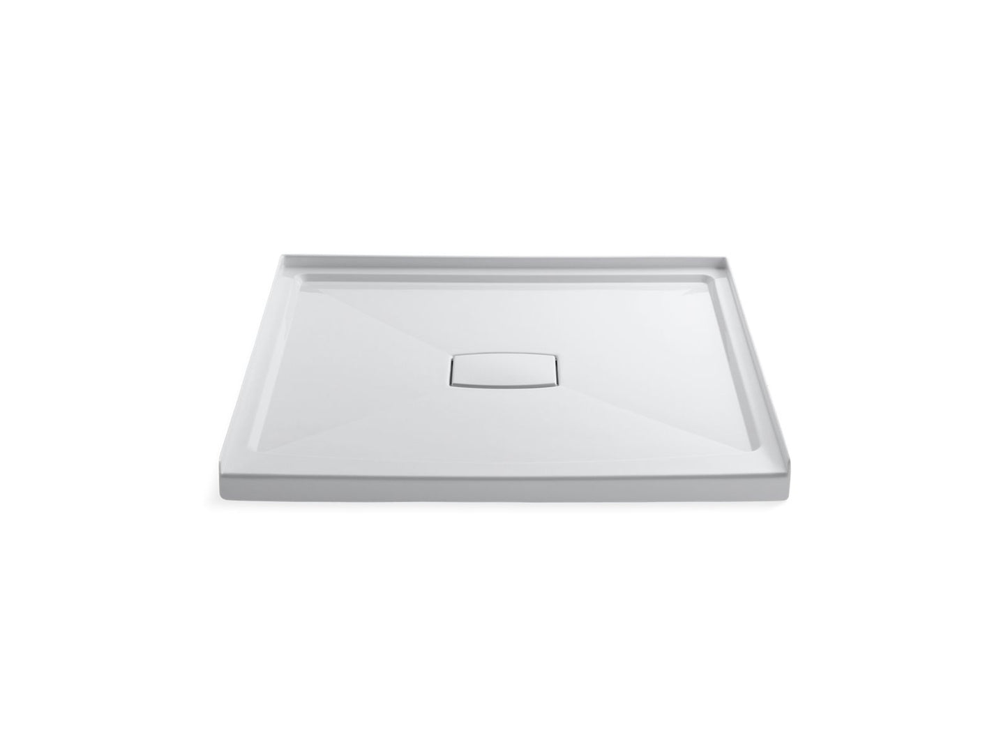KOHLER K-9394-0 Archer 48" x 48" alcove shower base, center drain - White