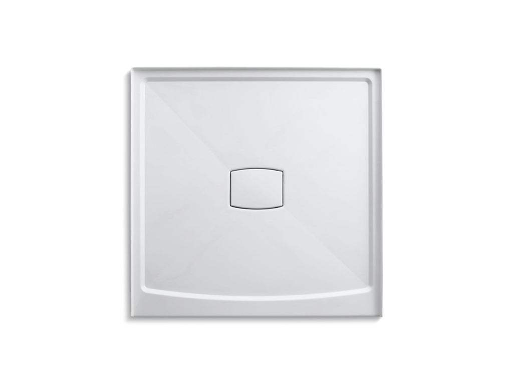 KOHLER K-9394-95 Archer 48" X 48" Alcove Shower Base, Center Drain - Ice Grey