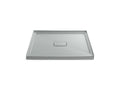 KOHLER K-9394-95 Archer 48" X 48" Alcove Shower Base, Center Drain - Ice Grey