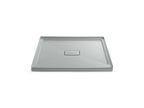 KOHLER K-9394-95 Archer 48" X 48" Alcove Shower Base, Center Drain - Ice Grey