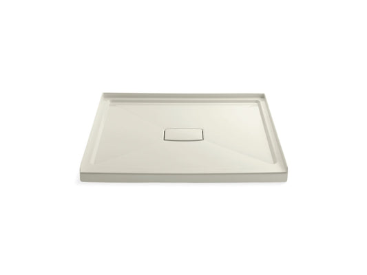 KOHLER K-9394-96 Archer 48" X 48" Alcove Shower Base, Center Drain In Biscuit