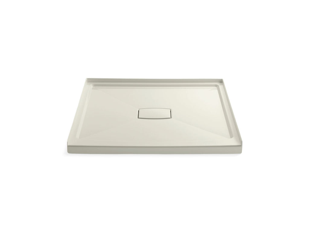 KOHLER K-9394-96 Archer 48" X 48" Alcove Shower Base, Center Drain - Biscuit