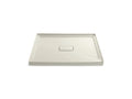 KOHLER K-9394-96 Archer 48" X 48" Alcove Shower Base, Center Drain - Biscuit