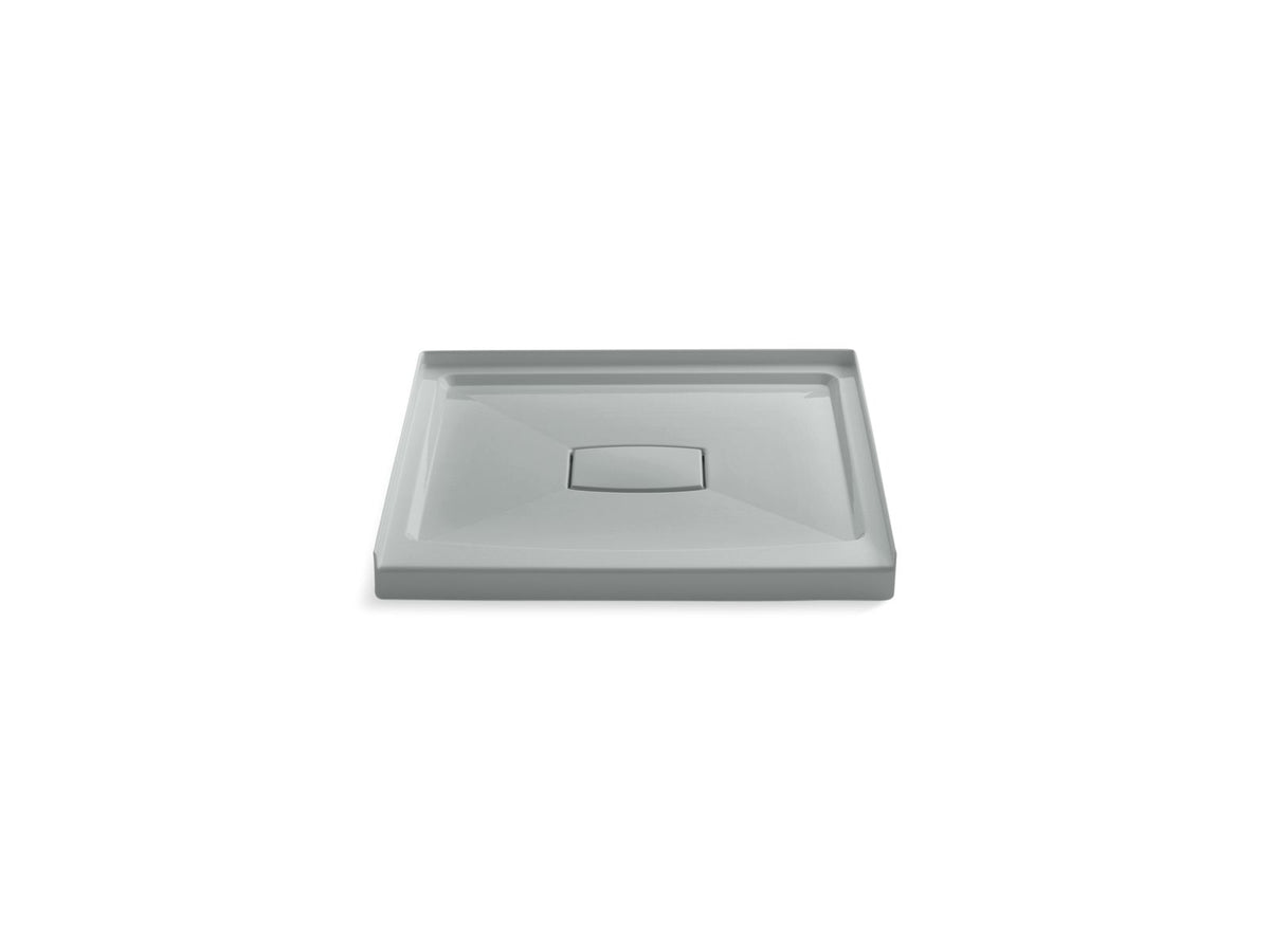 KOHLER K-9396-95 Archer 36" X 36" Alcove Shower Base, Center Drain - Ice Grey