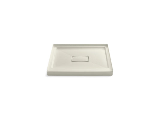 KOHLER K-9396-96 Archer 36" X 36" Alcove Shower Base, Center Drain In Biscuit