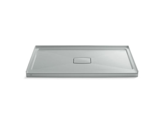 KOHLER K-9479-95 Archer 60" x 36" alcove shower base, center drain - Ice Grey