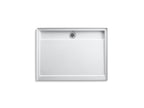 KOHLER K-9925-0 Groove 48" X 36" Alcove Shower Base, Rear Center Drain - White