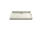 KOHLER K-9925-96 Groove 48" X 36" Alcove Shower Base, Rear Center Drain - Biscuit