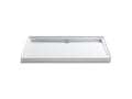 KOHLER K-9928-0 Groove 60" X 36" Alcove Shower Base, Center Drain - White